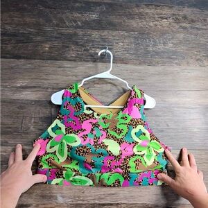 Fabletics Vibrant Floral Sports Bra